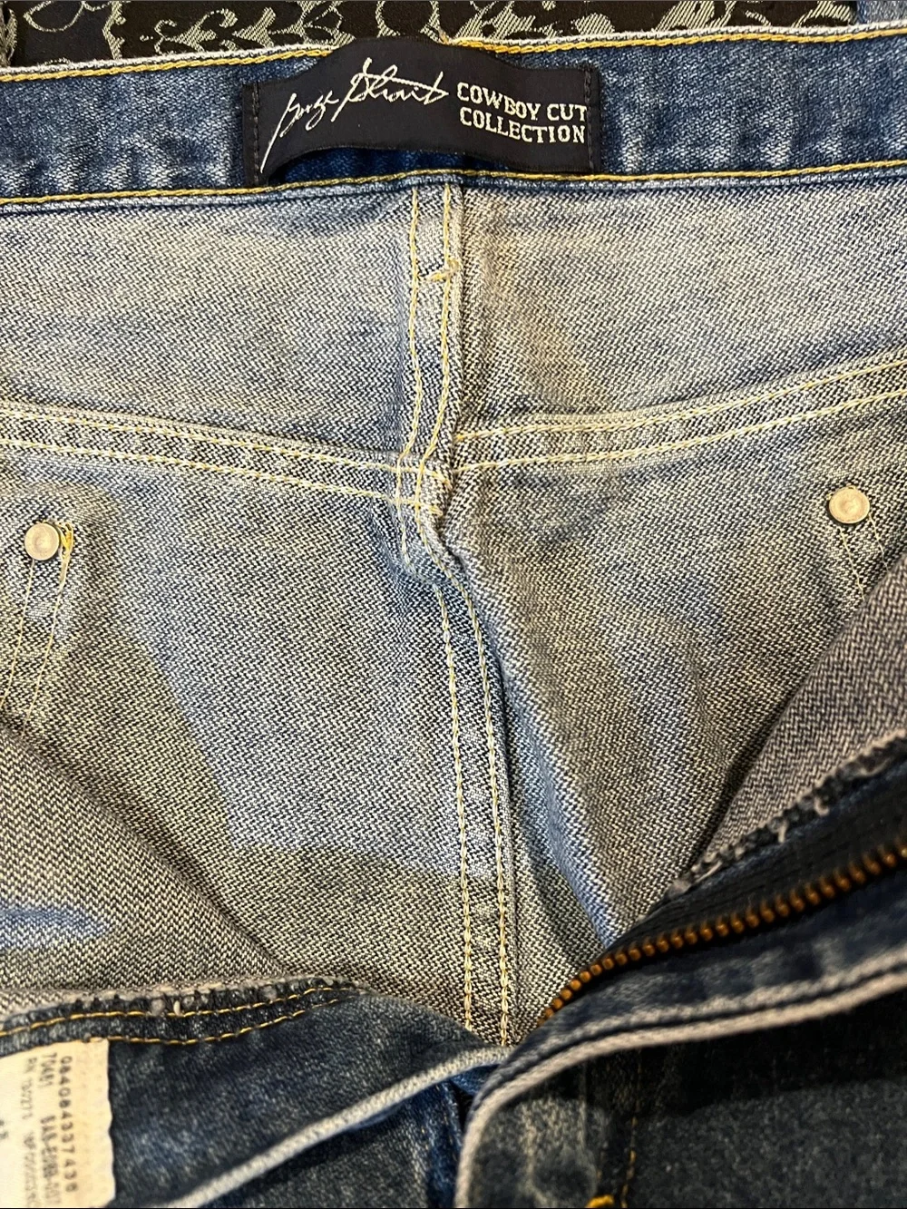 Wrangler George Strait Men's Light Blue Straight Jeans